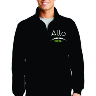 ALLO FOOTBALL MENS AND WOMENS 1/4 ZIP SWEATSHIRT